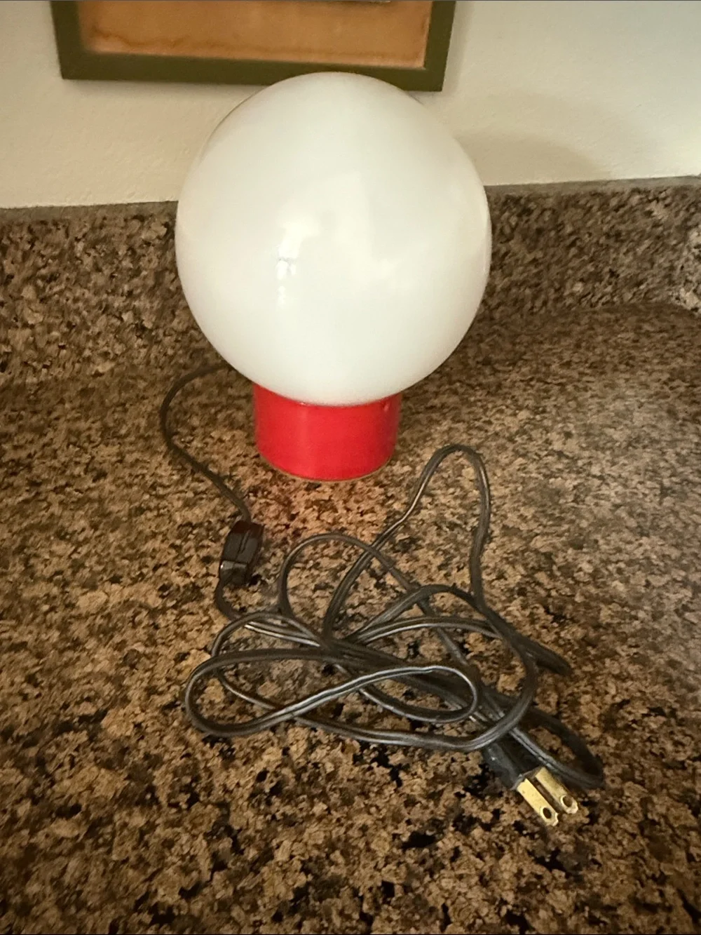 Vintage Space Globe lamp